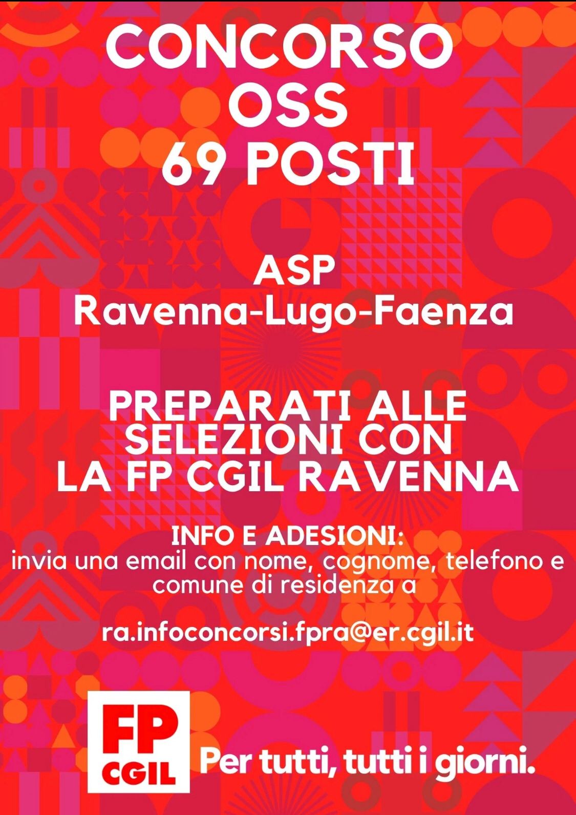 Volantino concorso oss ravenna