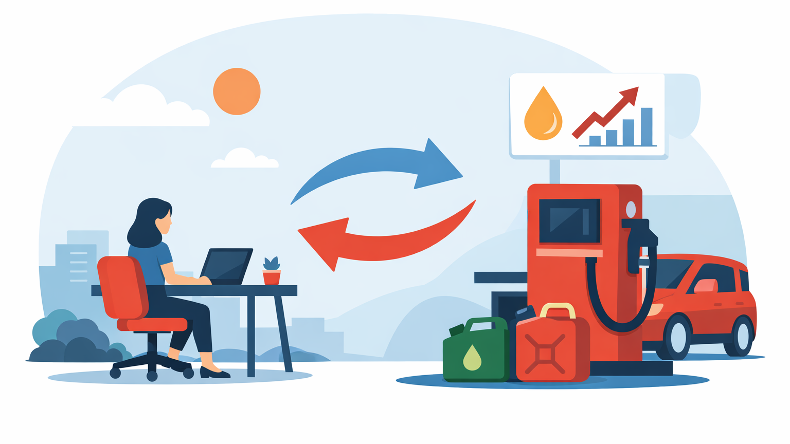 Lavoro agile caro carburanti